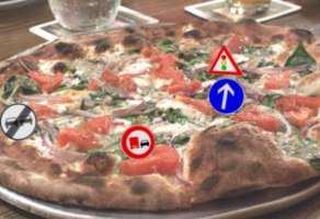 Effortless Deep Training for Traffic Sign Detection Using Templates and Arbitrary Natural Images